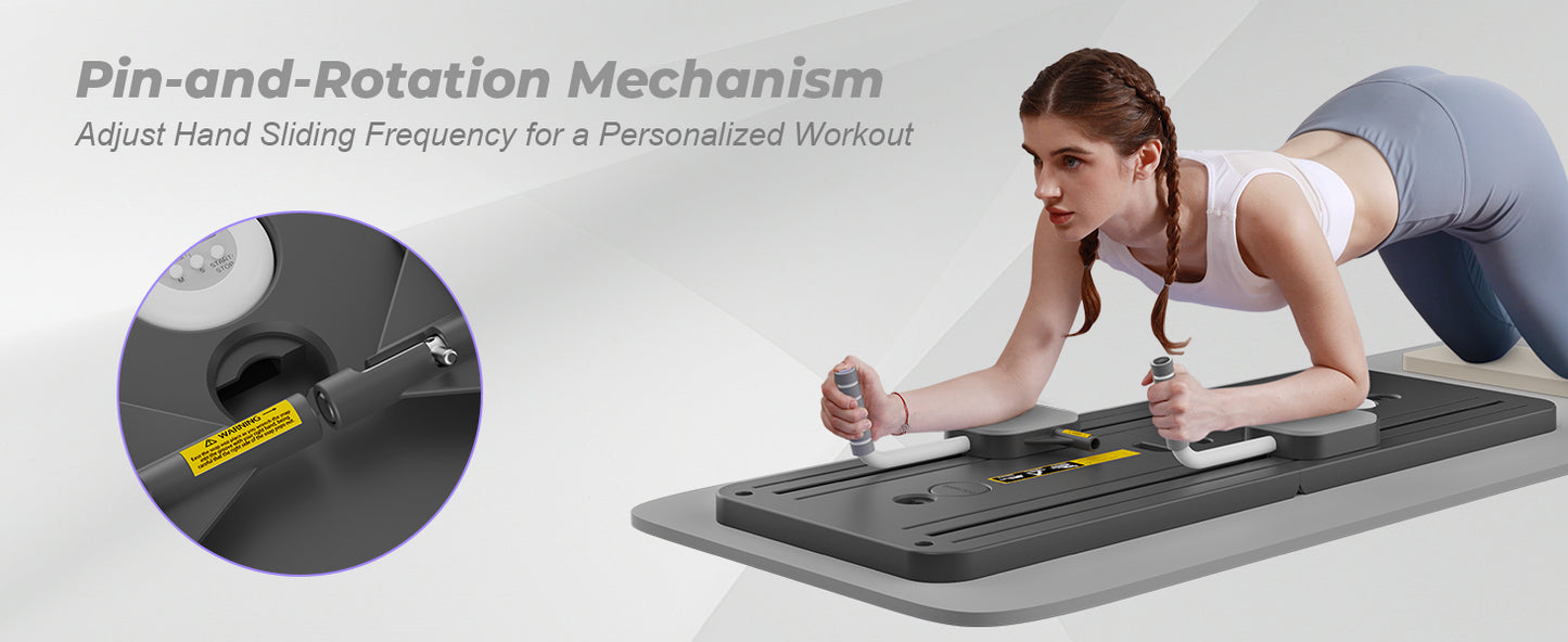 5 in 1 pilates board push up LED display Automatic Rebound Multi Pilates Reformer Set folding Fitness Exercise Equipment