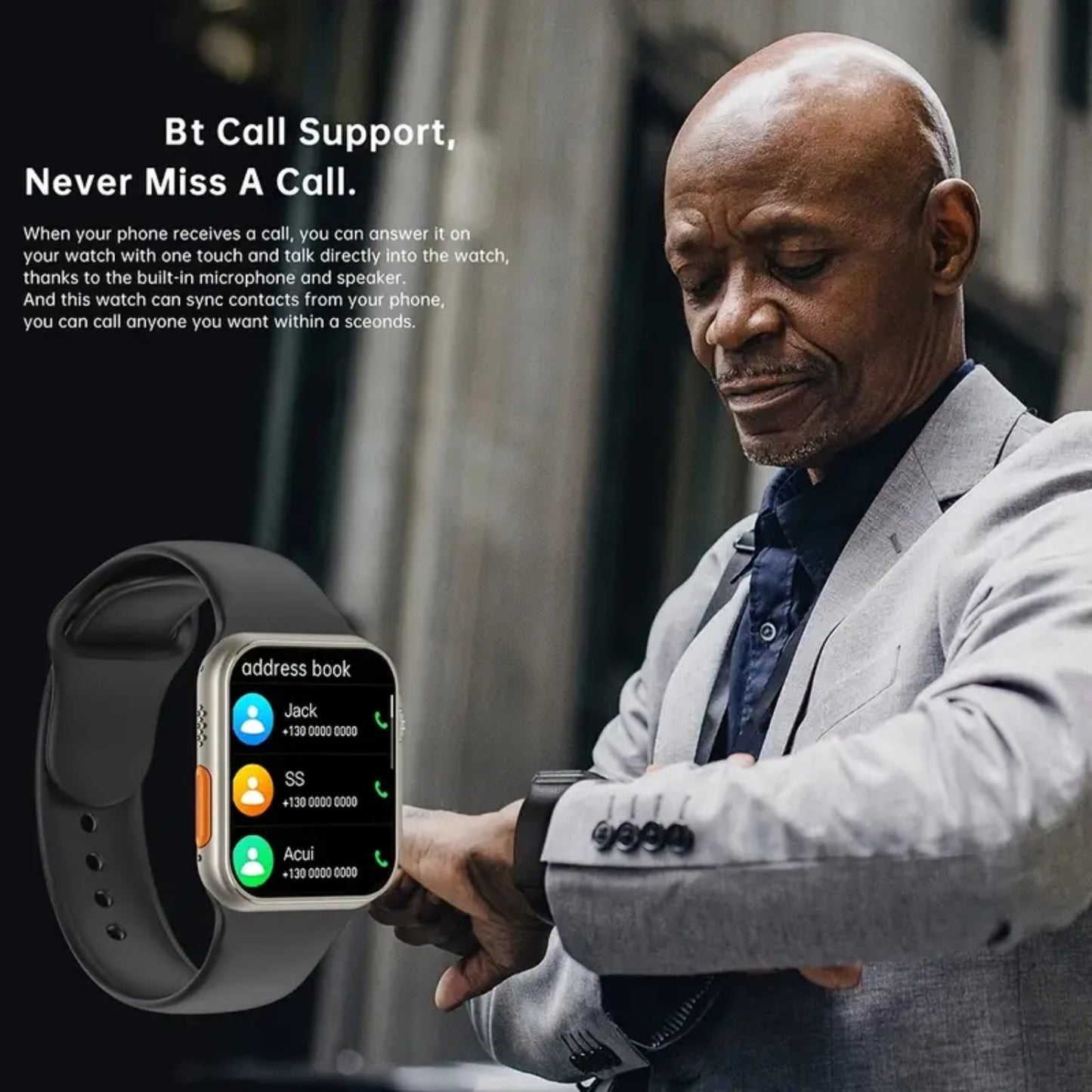 Smart Watch Wireless Call For Men Women, HD Touch Screen Smart Watches Fitness Tracker