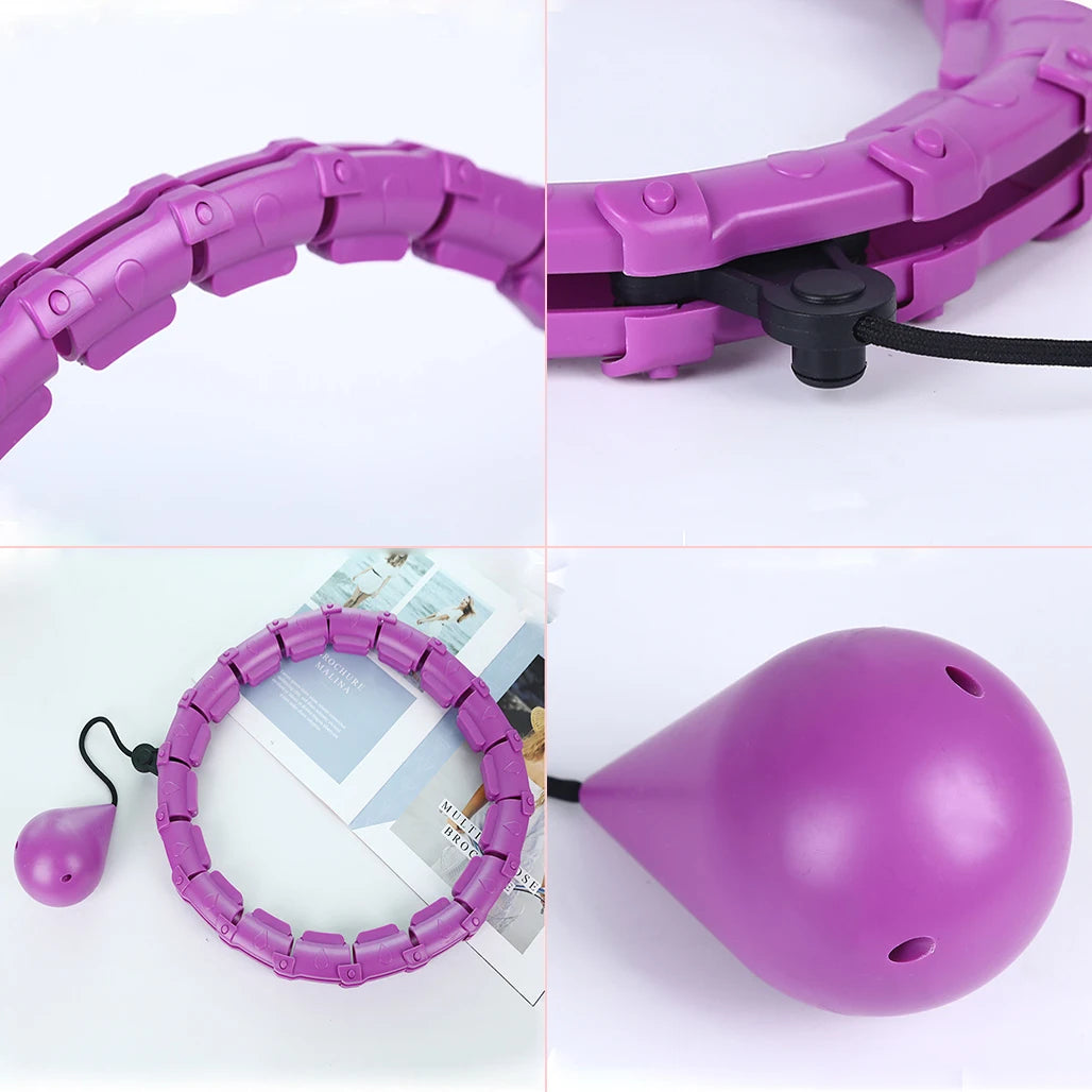 Adjustable Sport Hoops Abdominal Thin Waist Exercise Detachable Massage Hoops Fitness Equipment Gym Home Training Weight Loss