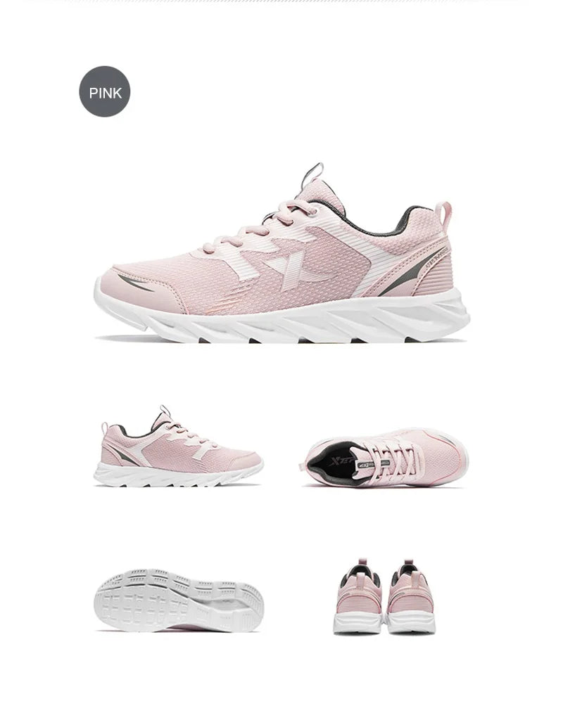 Xtep Women Running Shoes 2023 New Fashion Lightweight Sneakers For Women Breathable Cushioning Sports Shoes Female 879318110073
