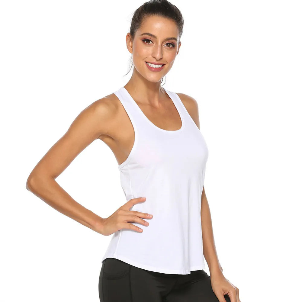 Sexy Backless Yoga Tank Tops For Women Sleeveless Sport Fitness T Shirt Workout Yoga Shirts Quick Dry Athletic Running Vest Lady