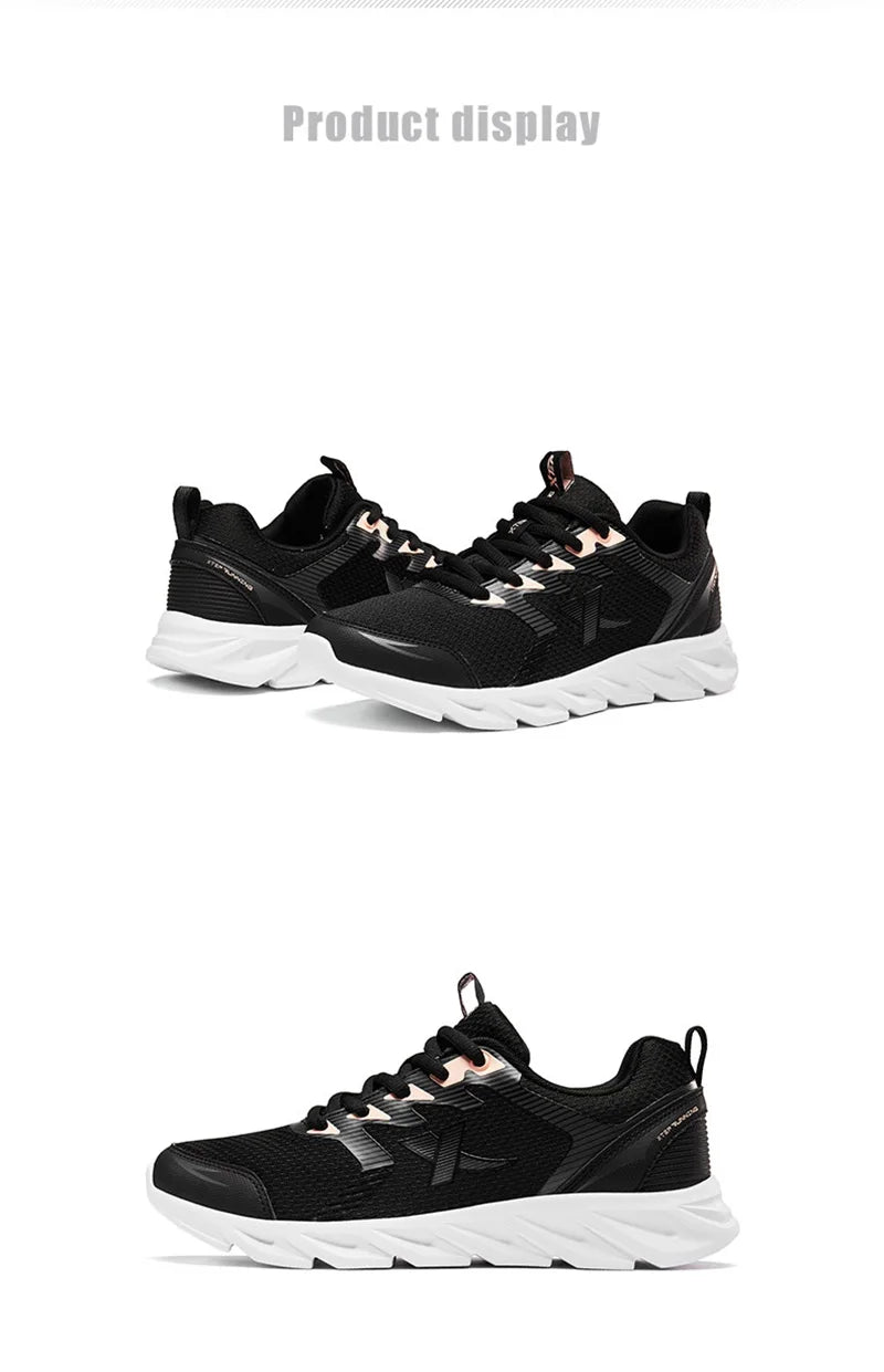 Xtep Women Running Shoes 2023 New Fashion Lightweight Sneakers For Women Breathable Cushioning Sports Shoes Female 879318110073