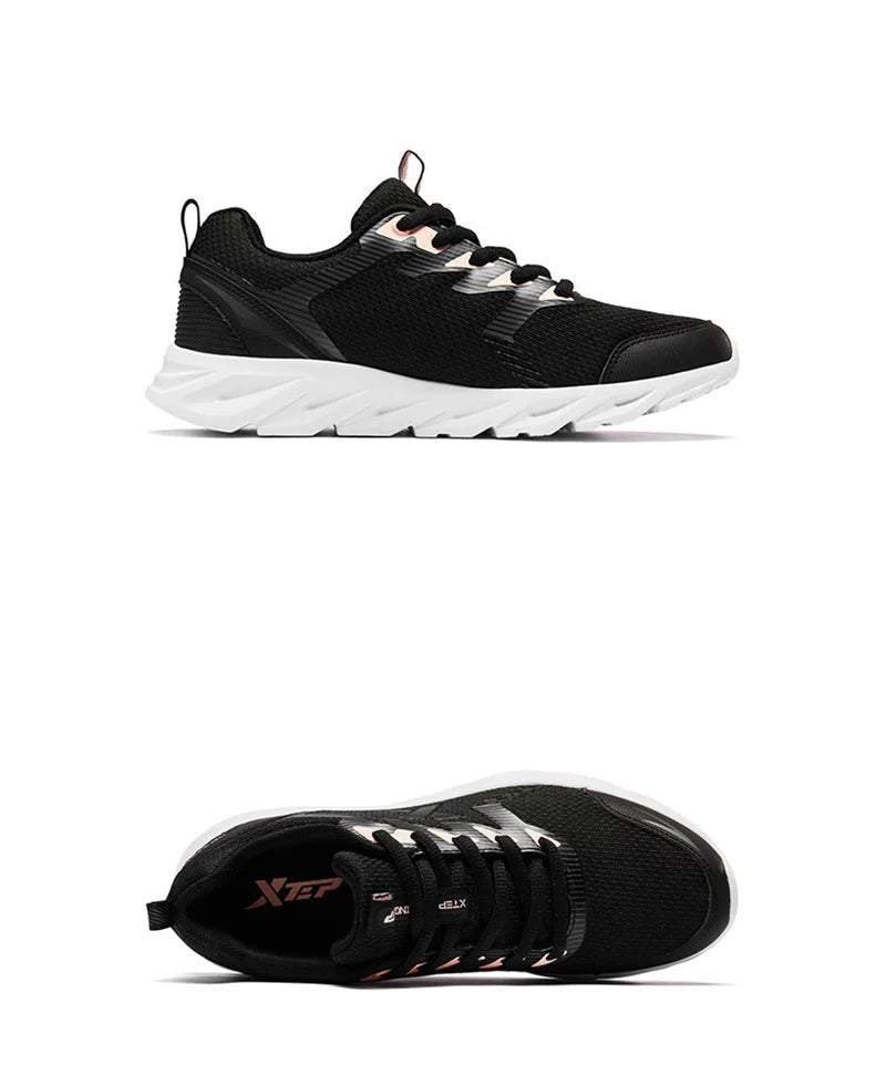 Xtep Women Running Shoes 2023 New Fashion Lightweight Sneakers For Women Breathable Cushioning Sports Shoes Female 879318110073