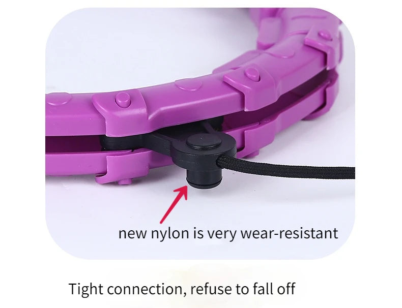 Adjustable Sport Hoops Abdominal Thin Waist Exercise Detachable Massage Hoops Fitness Equipment Gym Home Training Weight Loss