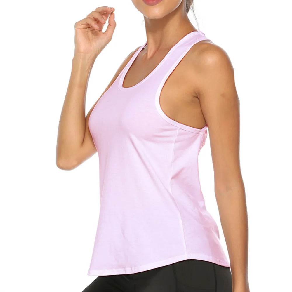Sexy Backless Yoga Tank Tops For Women Sleeveless Sport Fitness T Shirt Workout Yoga Shirts Quick Dry Athletic Running Vest Lady