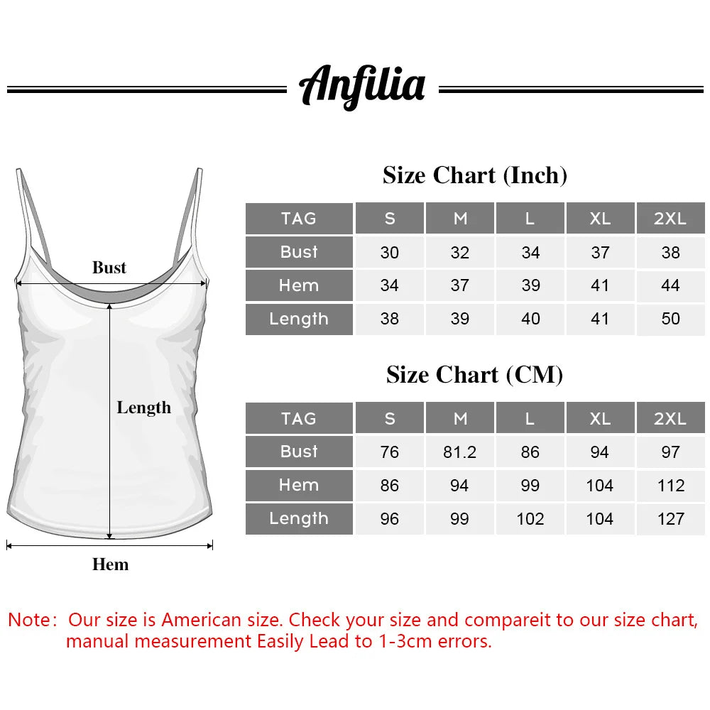 Anfilia Women Basic Camisole Cotton Camisole Tank Tops Built In Self Bra Adjustable Strapped Sleepwear Jogging Wear Running Vest
