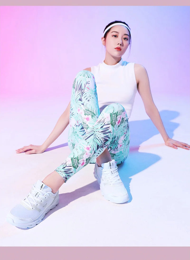 Xtep Women Running Shoes 2023 New Fashion Lightweight Sneakers For Women Breathable Cushioning Sports Shoes Female 879318110073