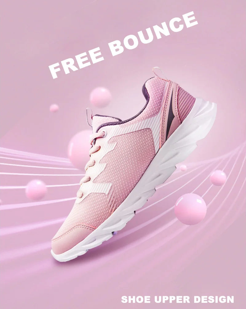 Xtep Women Running Shoes 2023 New Fashion Lightweight Sneakers For Women Breathable Cushioning Sports Shoes Female 879318110073