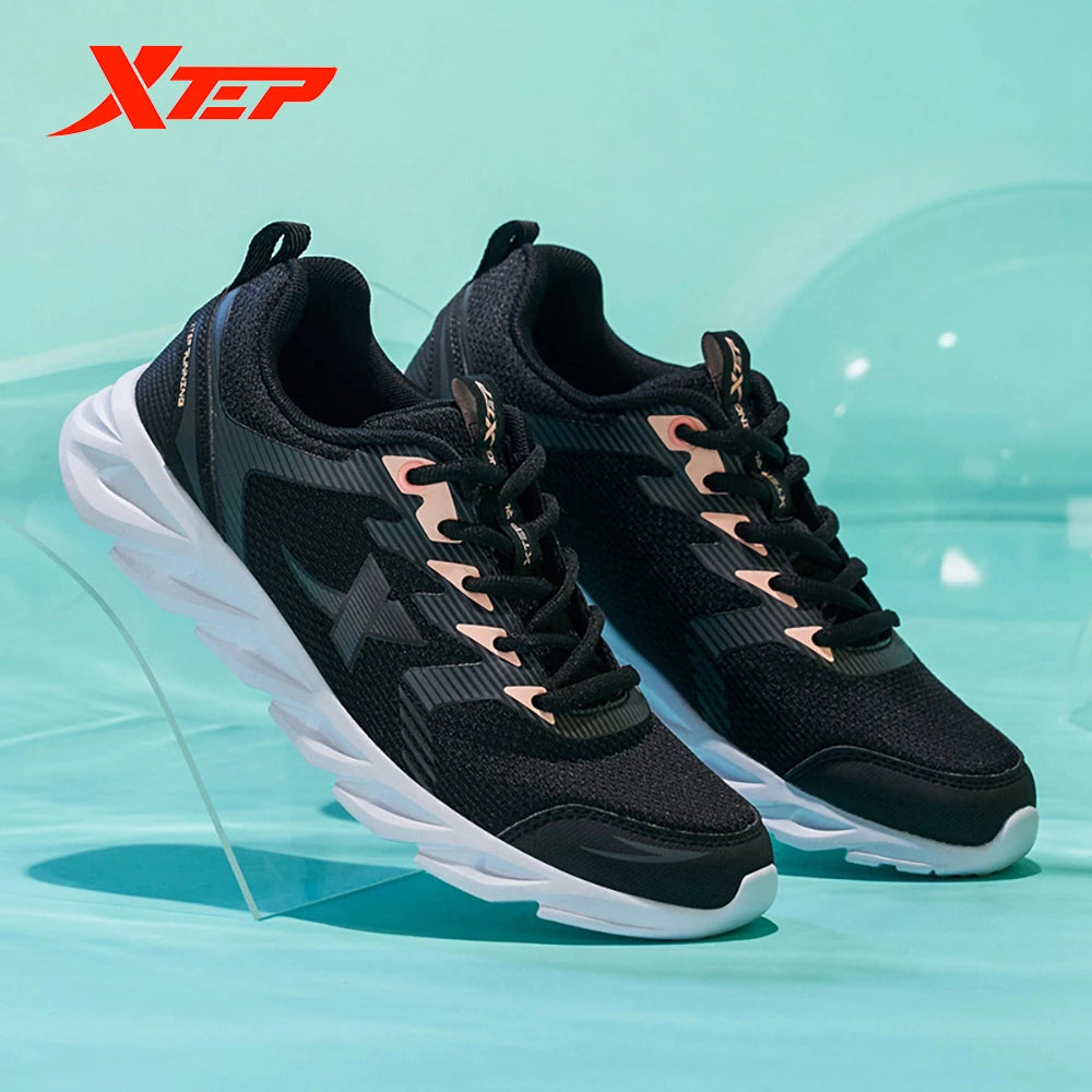 Xtep Women Running Shoes 2023 New Fashion Lightweight Sneakers For Women Breathable Cushioning Sports Shoes Female 879318110073