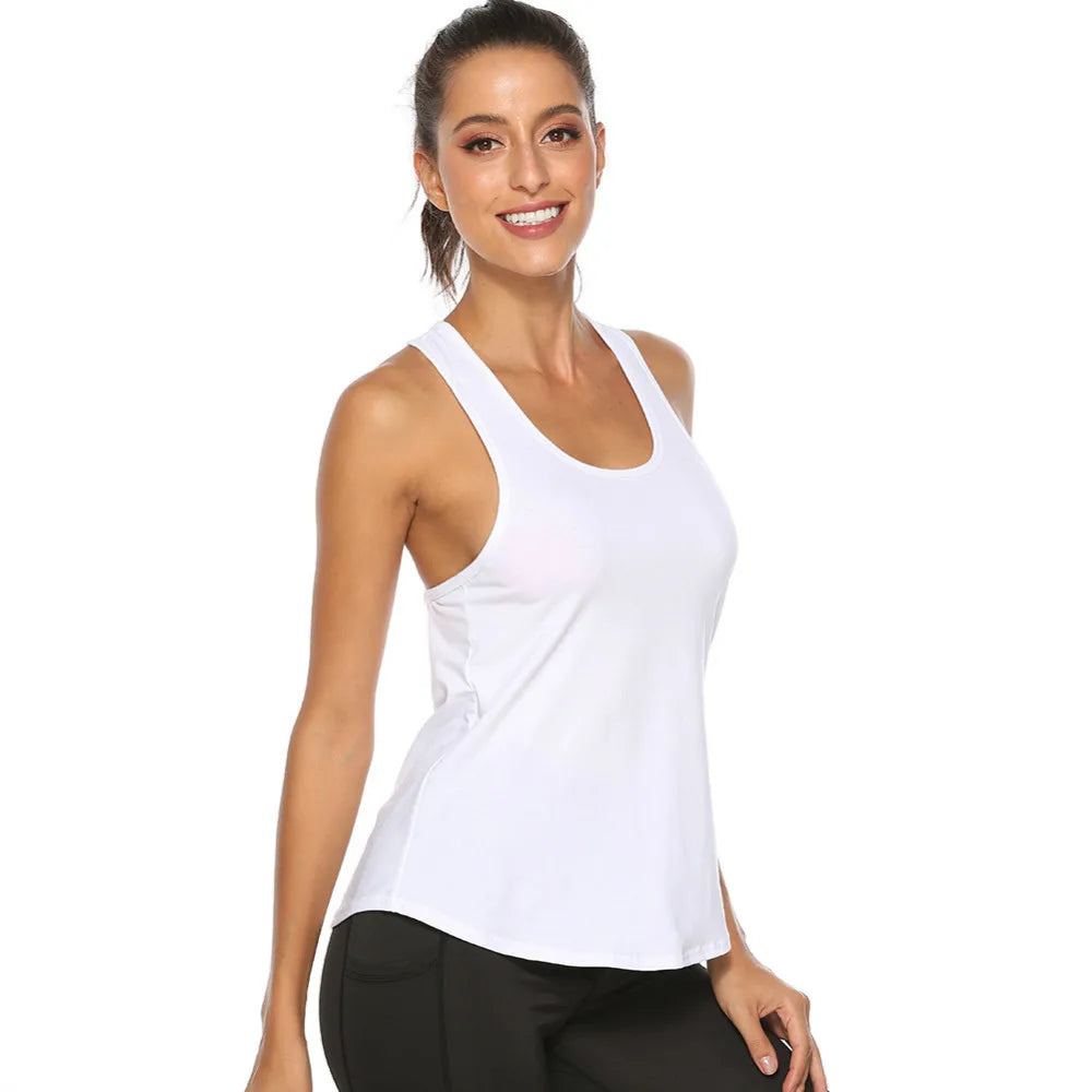 Sexy Backless Yoga Tank Tops For Women Sleeveless Sport Fitness T Shirt Workout Yoga Shirts Quick Dry Athletic Running Vest Lady