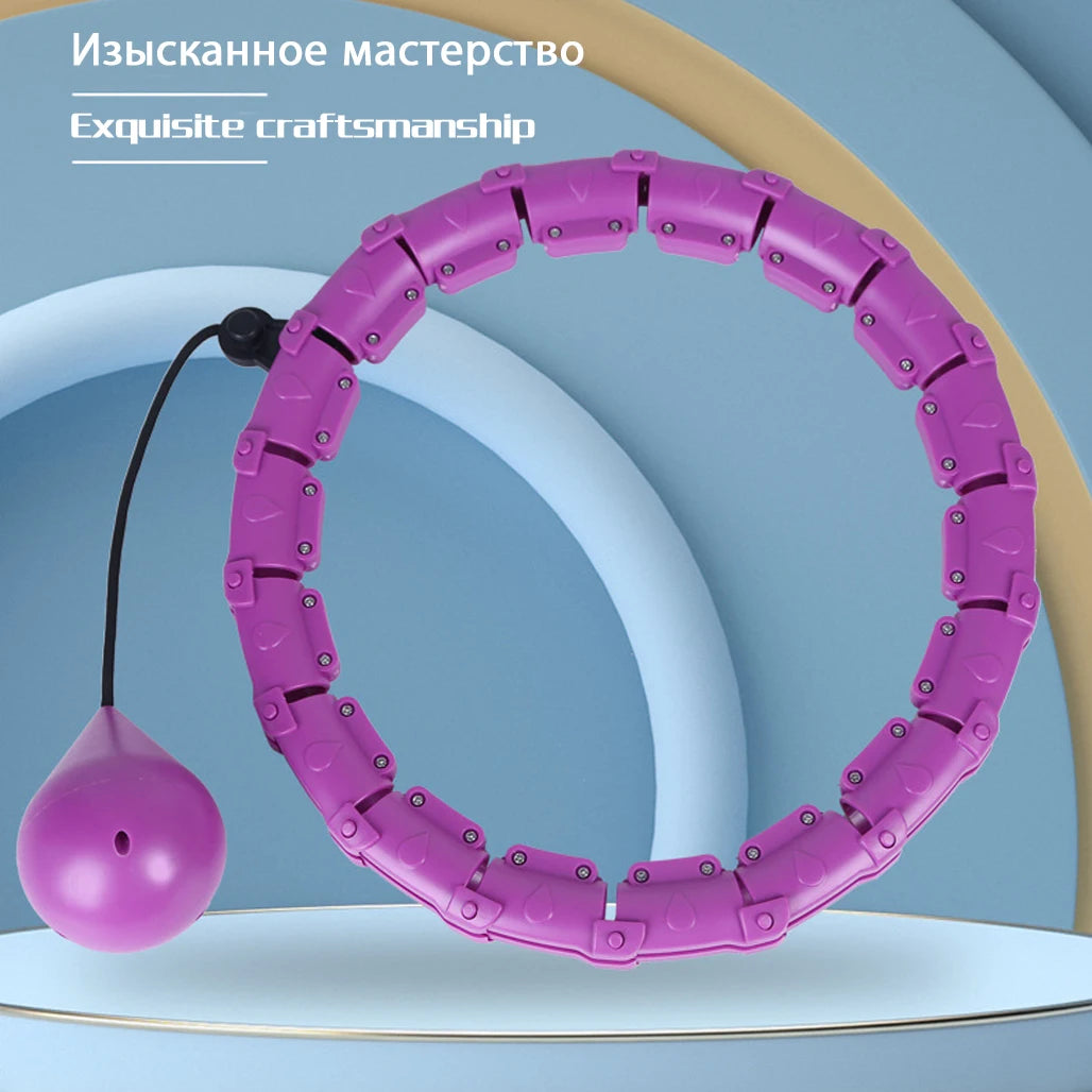 Adjustable Sport Hoops Abdominal Thin Waist Exercise Detachable Massage Hoops Fitness Equipment Gym Home Training Weight Loss