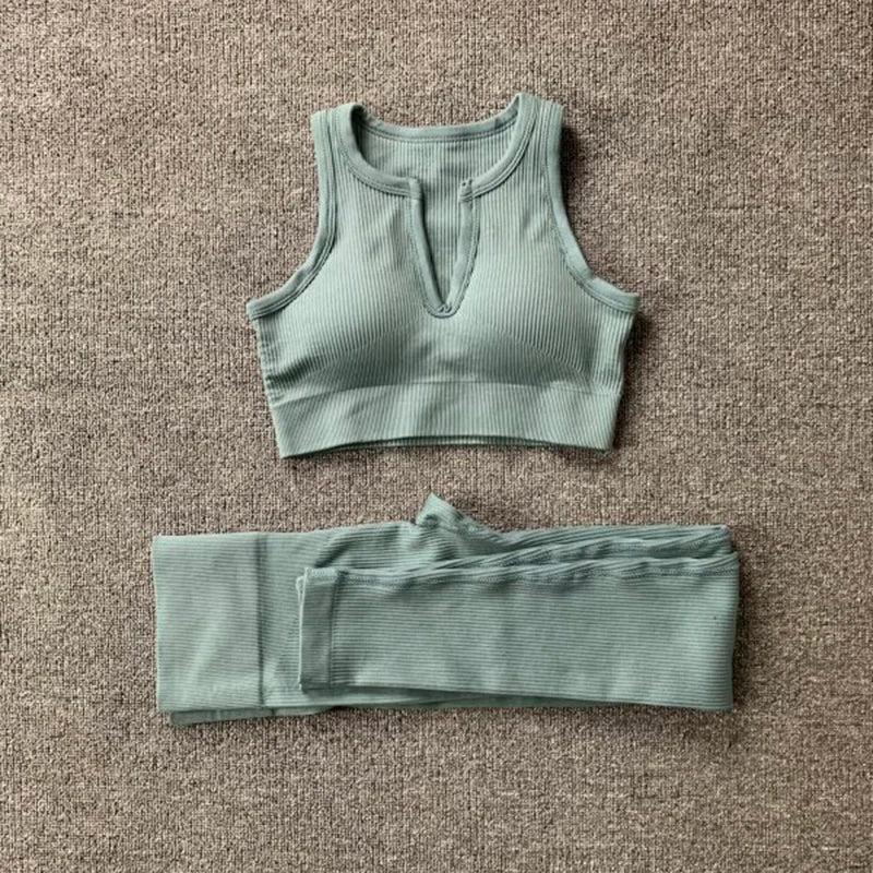 Seamless Sport Suit Yoga Suit Fitness Gym Clothes Women Gym Crop Top Yoga Shirts Bra Leggings Shorts Sportsuit Workout Outfit