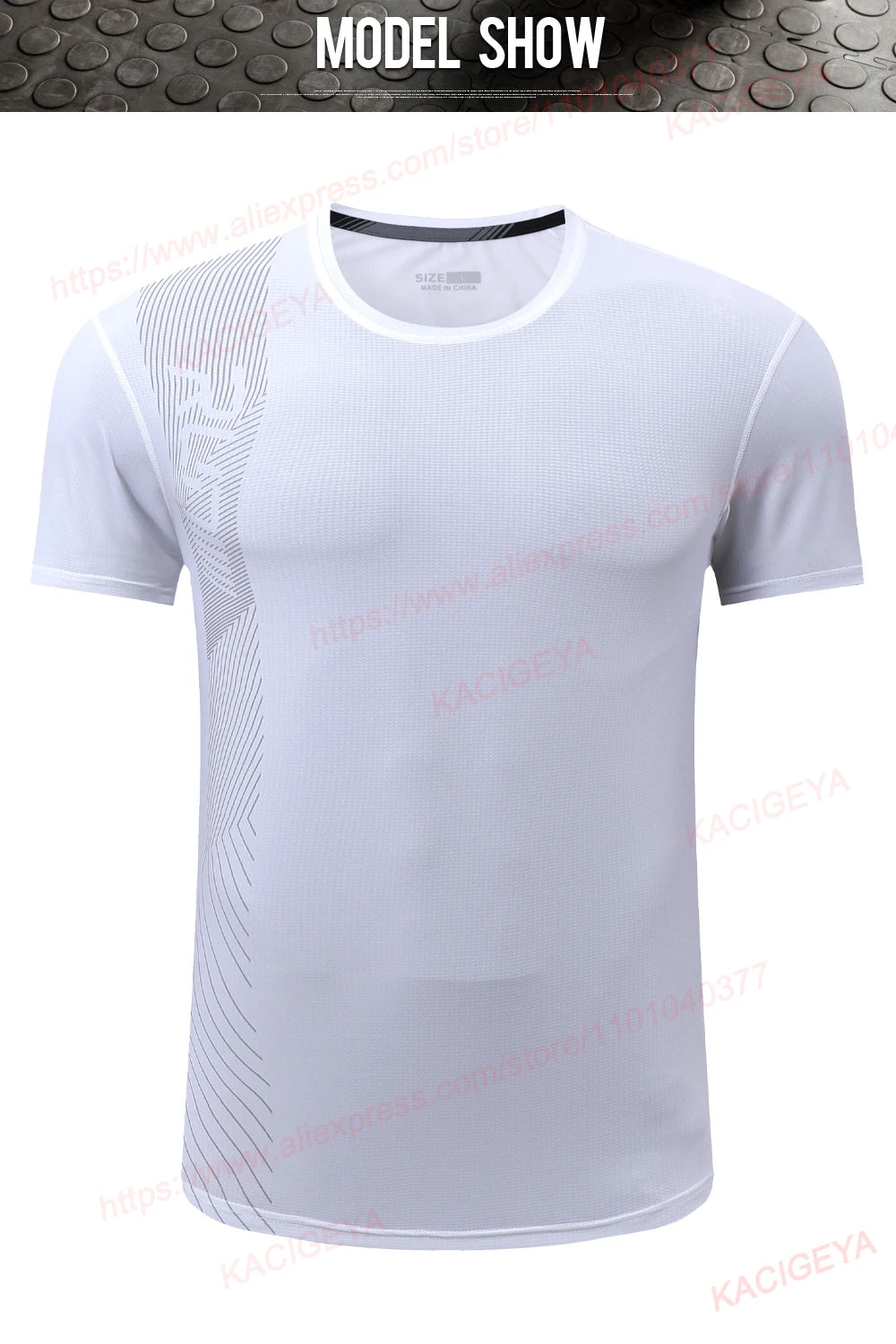 Men’s Workout T-Shirt – Quick-Dry Mesh Training Tee