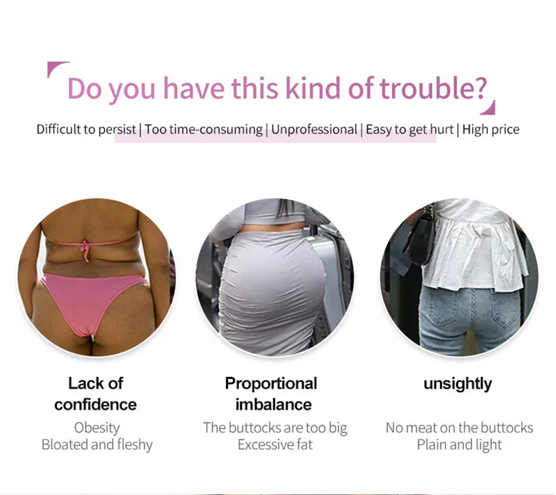 Electric Hips Trainer EMS Butt Muscle Stimulator USB Rechargable Buttocks Lifting Muscle Toner For Fitness Weight Loss Fat Burn