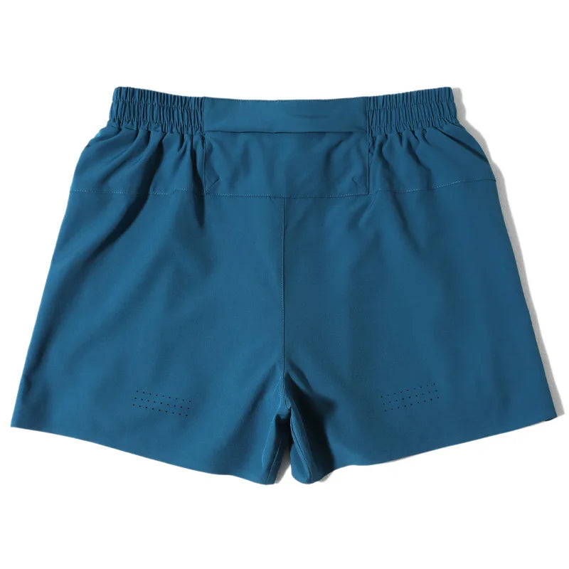 Men Sports Shorts Outdoor Zipper Pocket Joggers Running Shorts Mesh Quick Dry Training Fitness Five Pants Breathable Gym Shorts