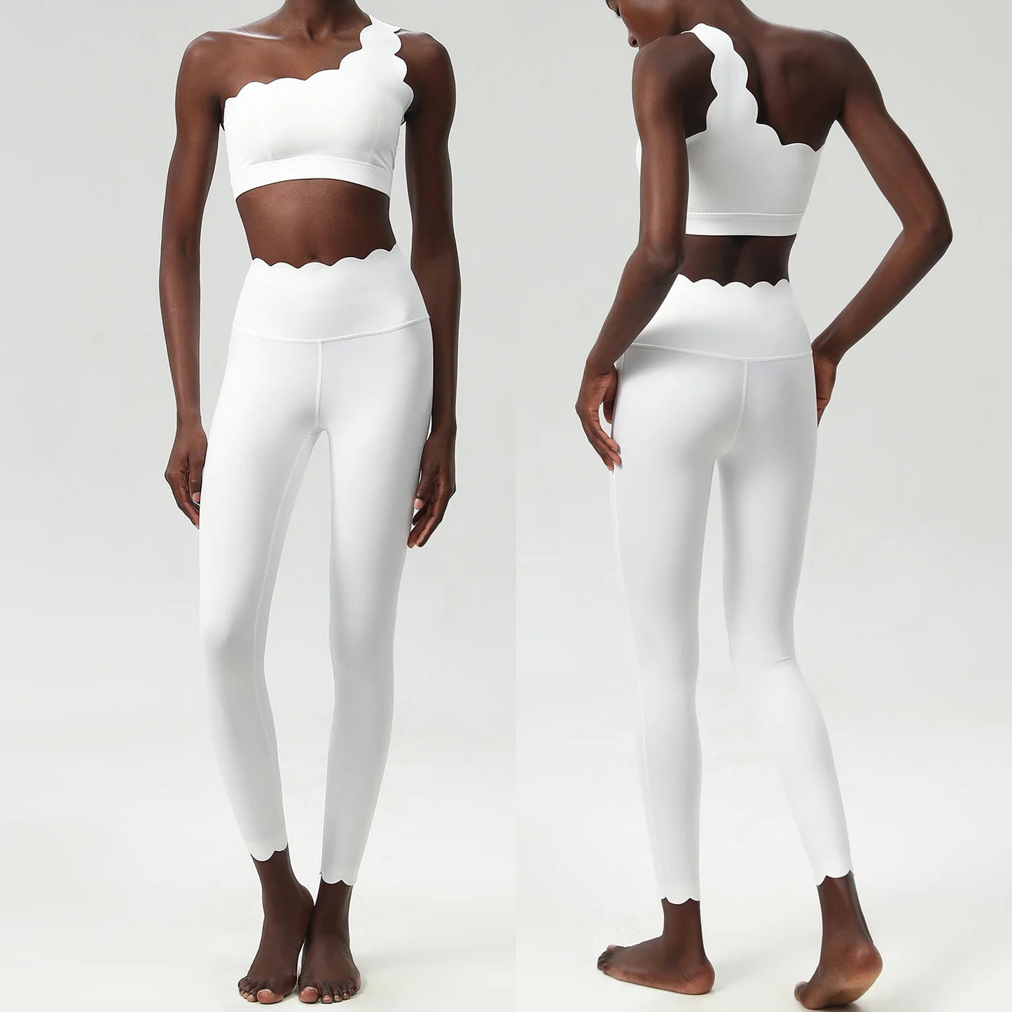 Women Two Pieces Fitness Yoga Set Buttery Soft Running Gym Suit Breathable Quick Dry Sportswear Female Strwetchy Workout Clothes