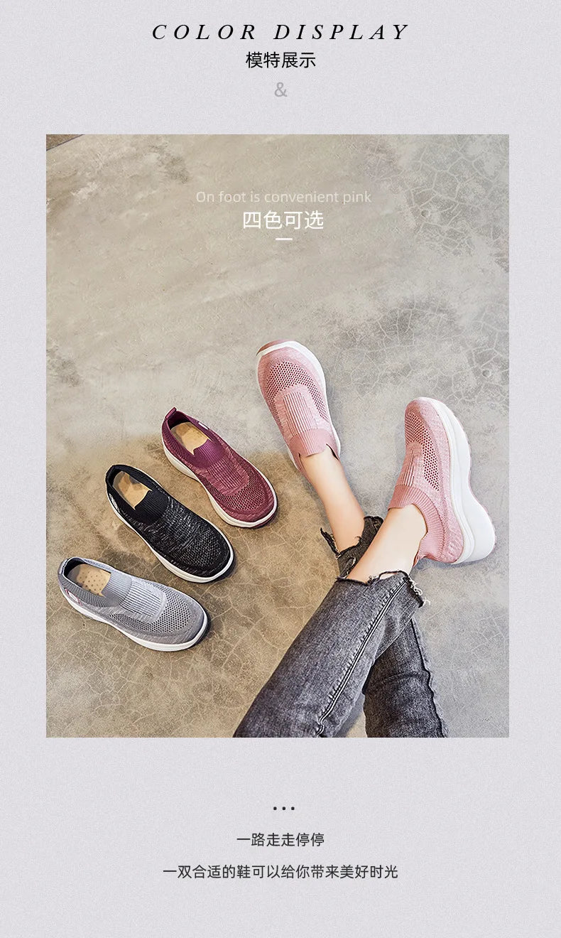 Women's shoes summer new fashion casual shoes increase breathable platform sports shoes women's shoes