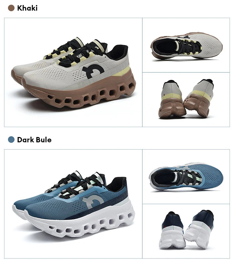 Men's Cushioning Running Shoes Lightweight Athletic Casual Sneakers Male Non-Slip Sports Shoes Outdoor Travel Walking Shoes