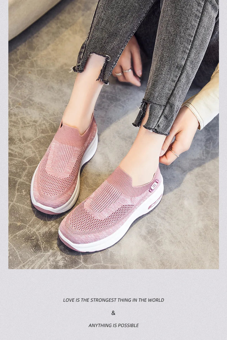Women's shoes summer new fashion casual shoes increase breathable platform sports shoes women's shoes
