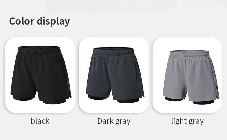 men's sport shorts Movement Rest Sport Run Breath Night Run Fitness Shorts