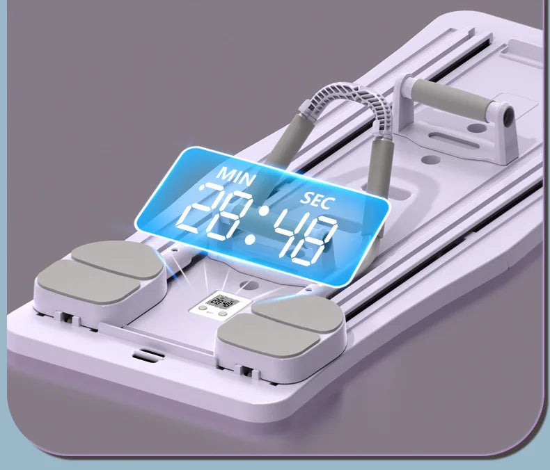 5 in 1 pilates board push up LED display Automatic Rebound Multi Pilates Reformer Set folding Fitness Exercise Equipment