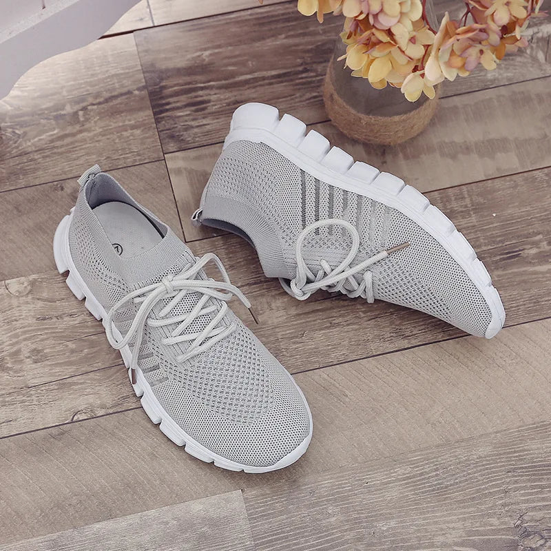 New Fashion Women's Shoes Platform Mesh Sneakers Lightweight Breathable Casual Shoes Women's Shoes on Offer