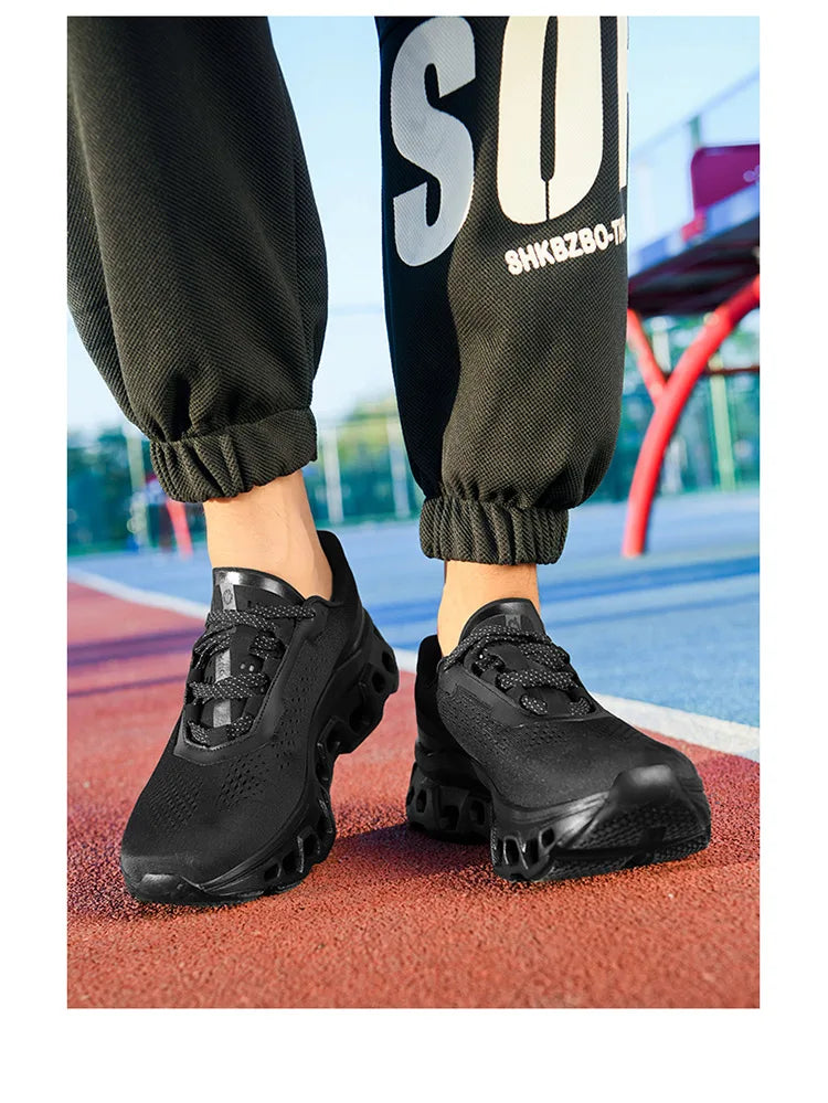 Men's Cushioning Running Shoes Lightweight Athletic Casual Sneakers Male Non-Slip Sports Shoes Outdoor Travel Walking Shoes