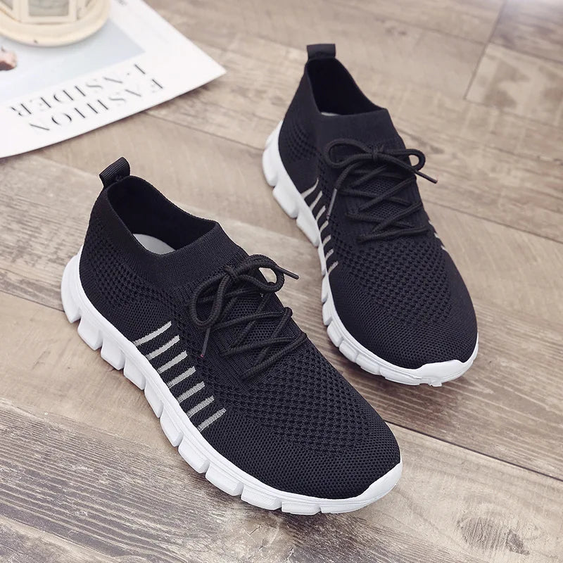 New Fashion Women's Shoes Platform Mesh Sneakers Lightweight Breathable Casual Shoes Women's Shoes on Offer