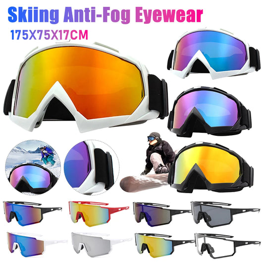 Skiing Goggles Windproof Cycling Sunglasses Anti-Fog Snowboard Ski Glasses Outdoor Sport Eyewear Winter Skiing Sport Accessories
