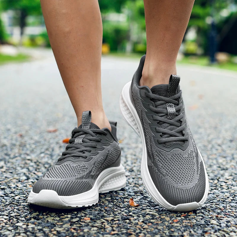 Cheap Summer Running Shoes Man Light Platform Woman Jogging Sneakers Plus Size 48 Breathable Mesh Running Sneakers Male Trainers