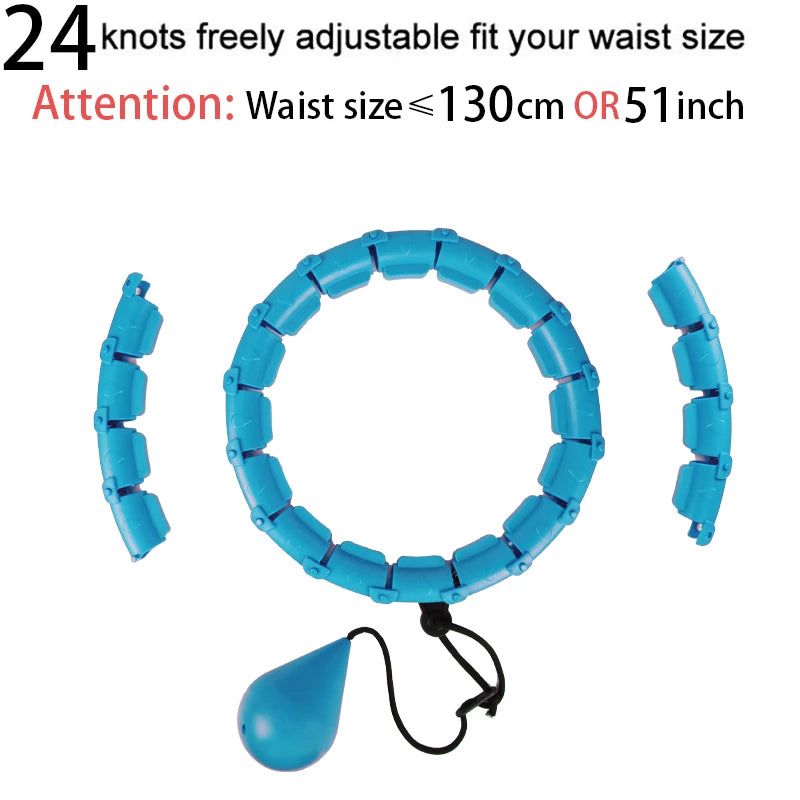 Adjustable Sport Hoops Abdominal Thin Waist Exercise Detachable Massage Hoops Fitness Equipment Gym Home Training Weight Loss