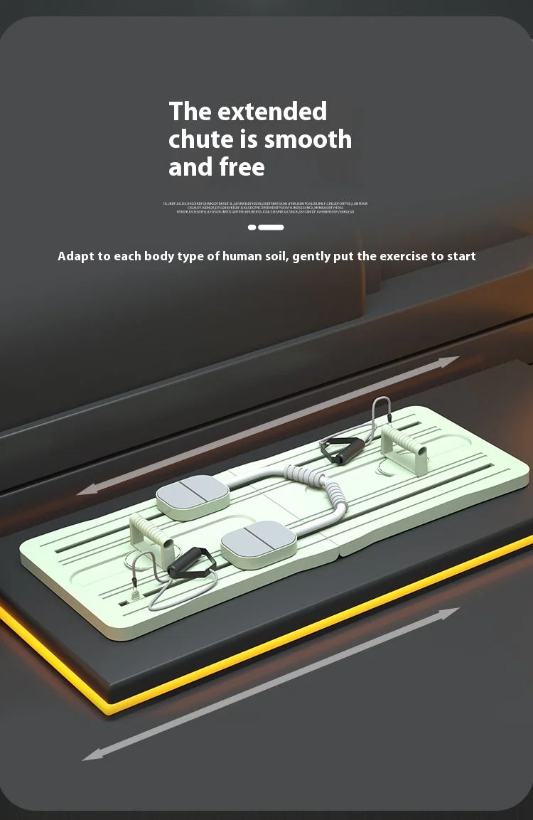 5 in 1 pilates board push up LED display Automatic Rebound Multi Pilates Reformer Set folding Fitness Exercise Equipment