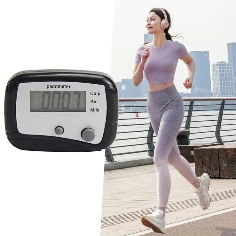 Mini Digital LCD Running Step Pedometer Jogging Training Walking Step Counter Fitness Exercise Belt Clip Pedometer