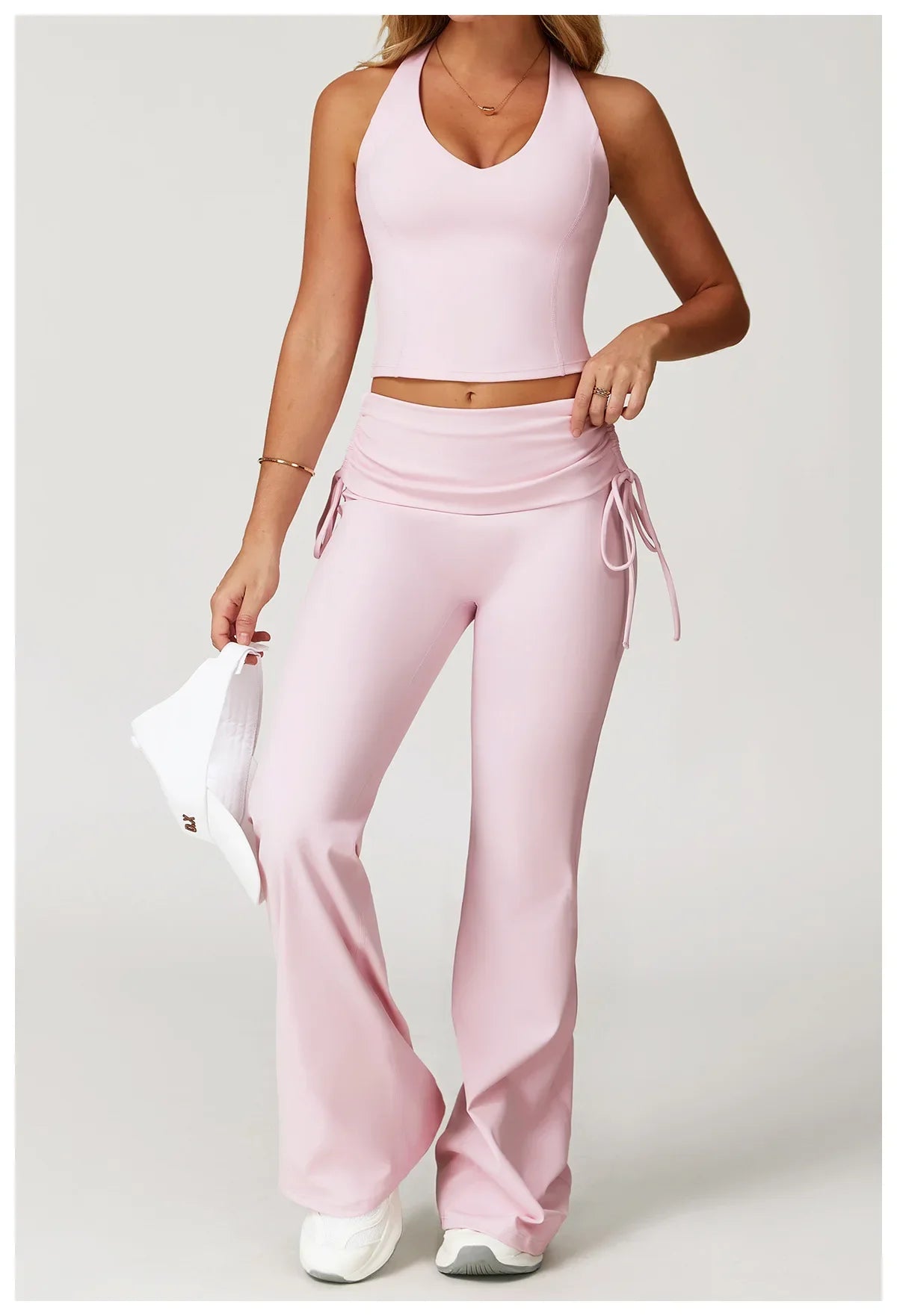 Women Tracksuit Gym Sports Suits 2 Pieces Yoga Set Fitness Vest Top Push Up Workout Clothes Female Athletic Leggings Sportswear