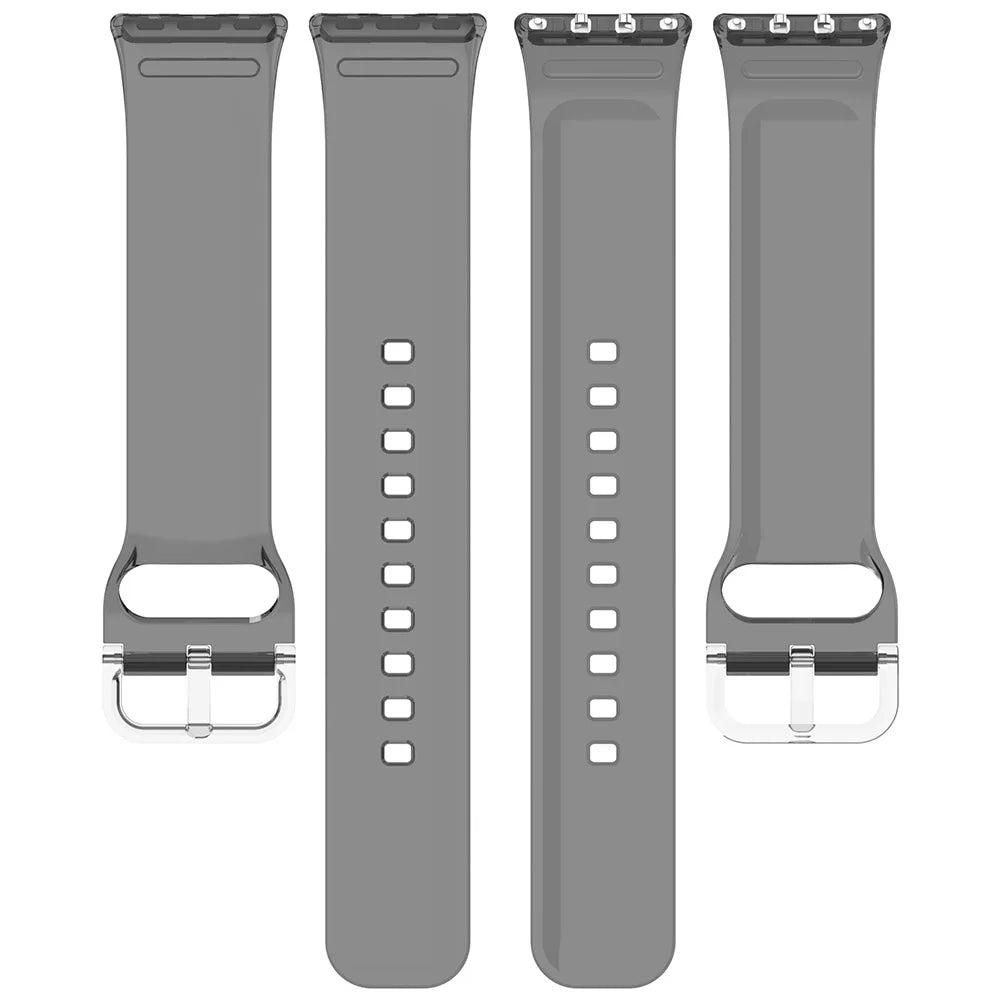 Photochromic Sport Strap Sport Watchband Adjustable TPU Sport Wrist Band Sweatproof Comfortable for Samsung Galaxy Fit 3 SM-R390