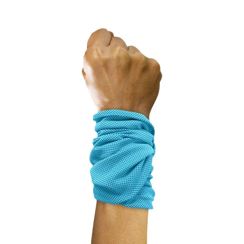 Sport Quick Drying Cooling Towel Portable Silicone Wrapped Cold Towel Microfiber Towels Beach Accessories Towel Sport Fitness