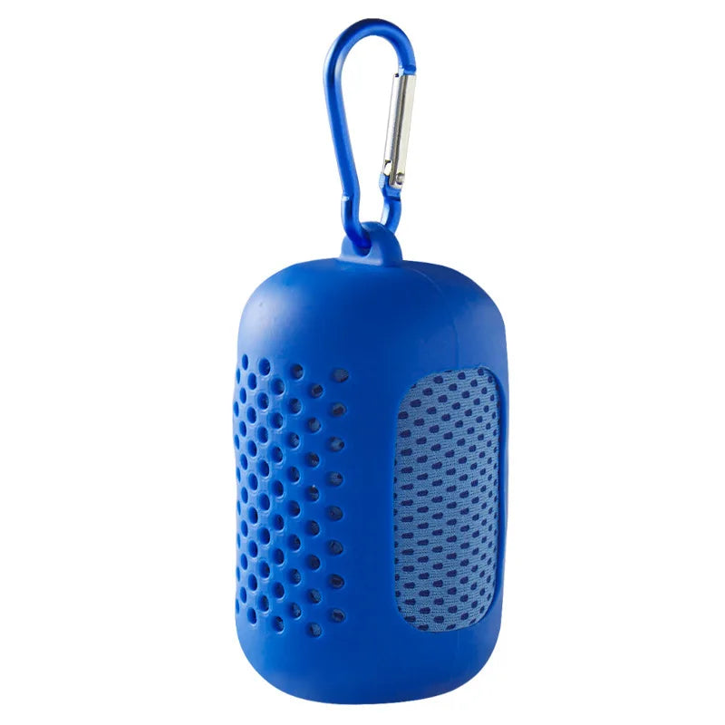 Sport Quick Drying Cooling Towel Portable Silicone Wrapped Cold Towel Microfiber Towels Beach Accessories Towel Sport Fitness