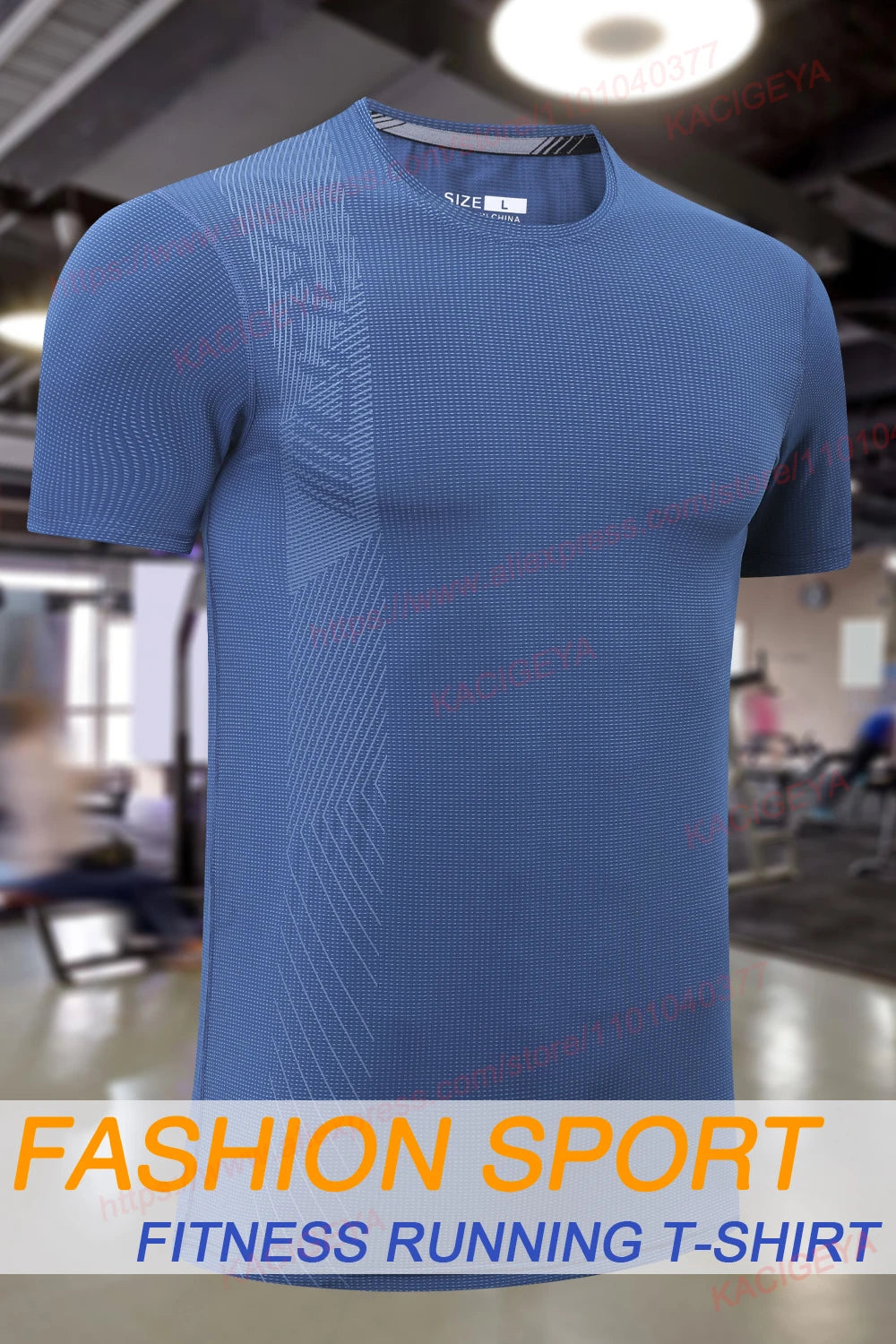 Men’s Workout T-Shirt – Quick-Dry Mesh Training Tee