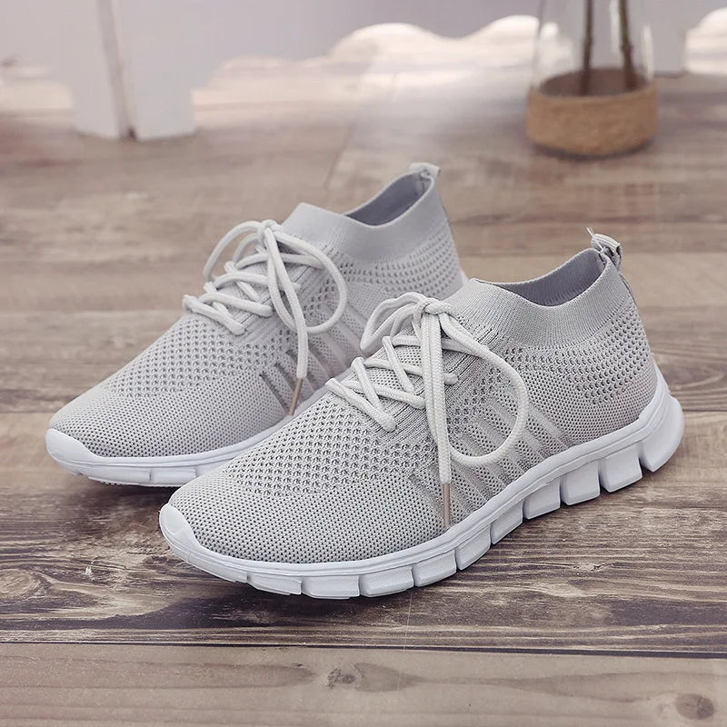 New Fashion Women's Shoes Platform Mesh Sneakers Lightweight Breathable Casual Shoes Women's Shoes on Offer