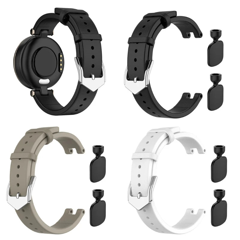 Genuine Leather Strap Sport Band Straps Women’s Sport Bracelet Replacement Watchband For - Lily for Smart watch Accessories