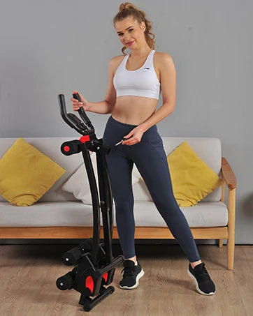 Ab Machine Whole Body Workout for Home Gym,Foldable Abdominal Exercise Fitness Equipment for Women