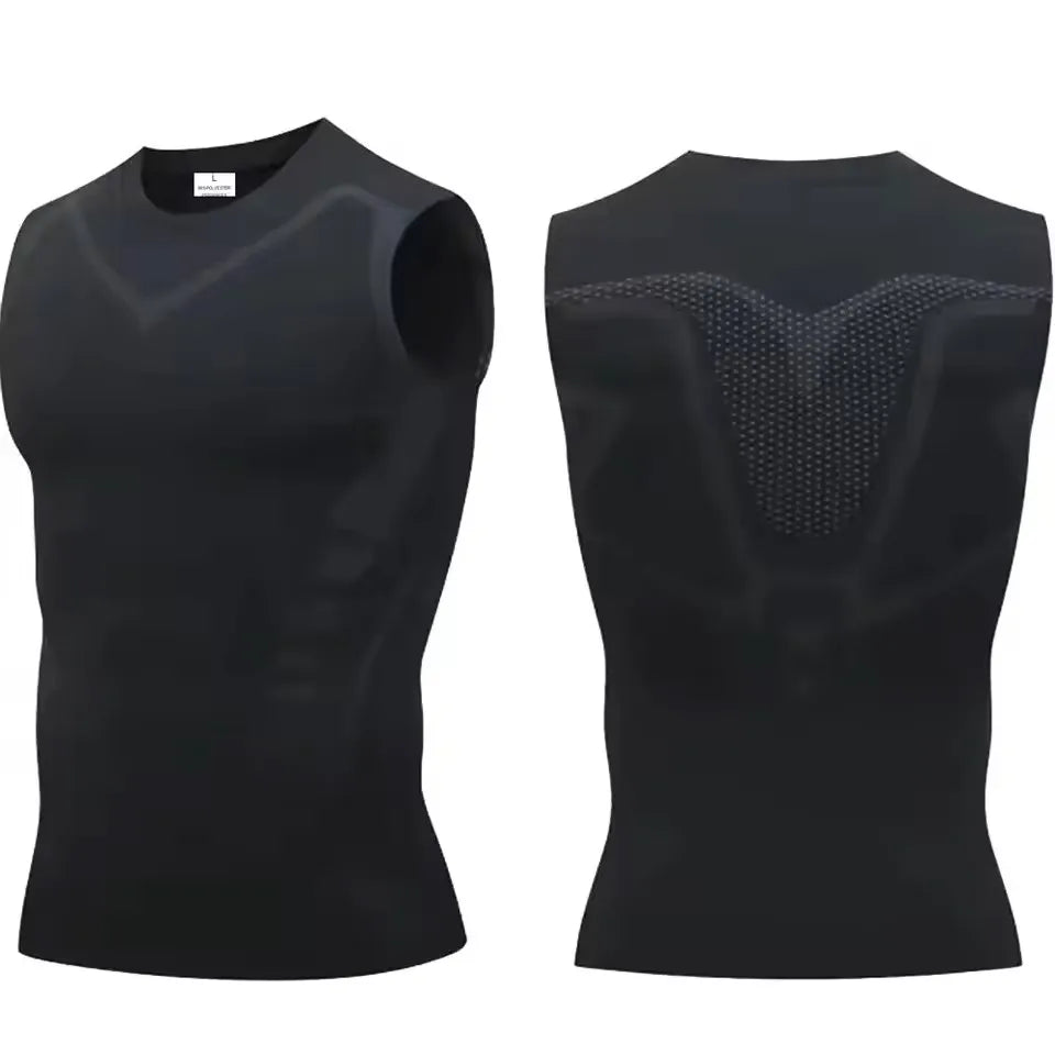 Men’s Compression Tank – Quick-Dry Gym Vest