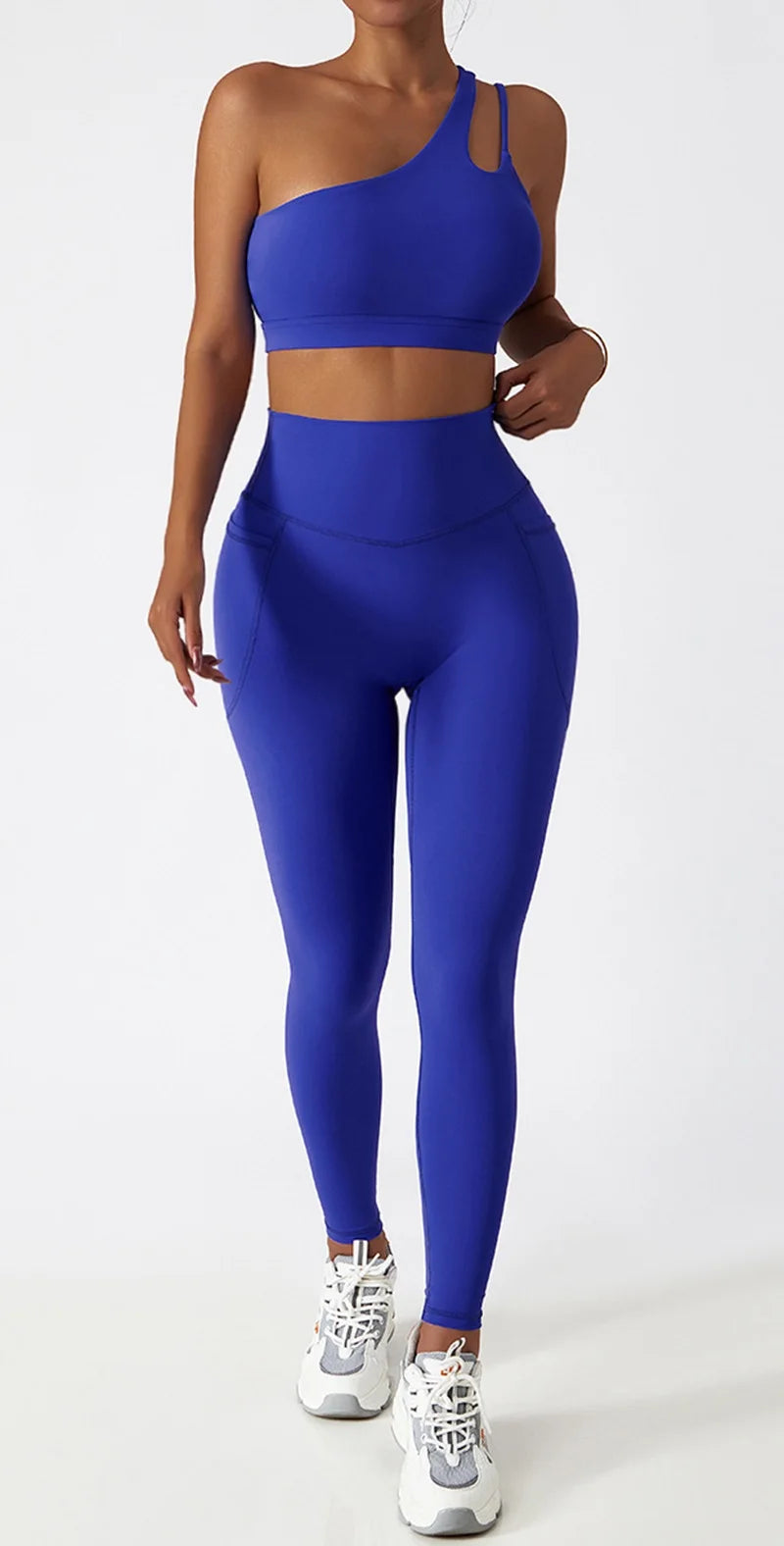 Cloud Hide Sexy One Shoulder Sports Bra for Women Fitness Yoga Crop Top Ladies Running Underwear Workout Gym Shirt Sportswear