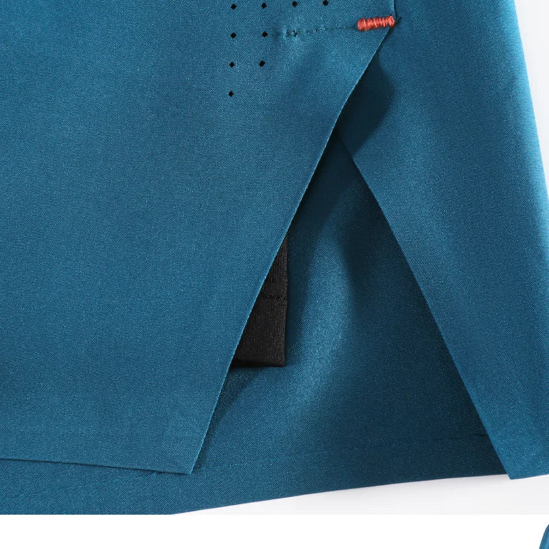 Men Sports Shorts Outdoor Zipper Pocket Joggers Running Shorts Mesh Quick Dry Training Fitness Five Pants Breathable Gym Shorts