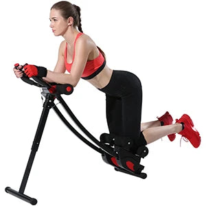 Ab Machine Whole Body Workout for Home Gym,Foldable Abdominal Exercise Fitness Equipment for Women