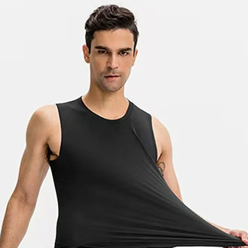 Men’s Compression Tank – Quick-Dry Gym Vest