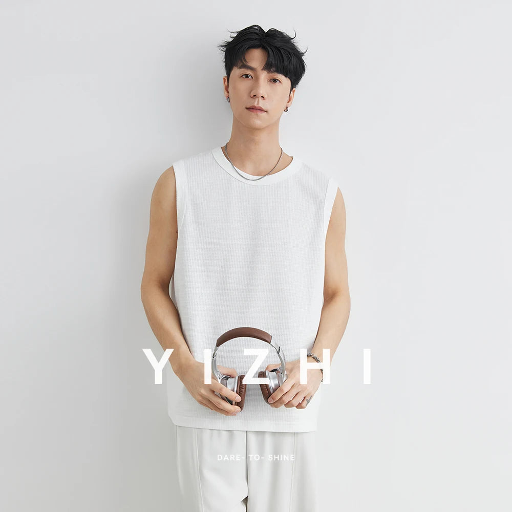 Men's sports, summer fitness tank top