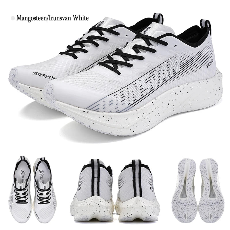 IRUNSVAN HEAT 2.0 Carbon Plate Sneakers Marathon Racing Professional Running Shoes Men Athletic Training Sport Shoes