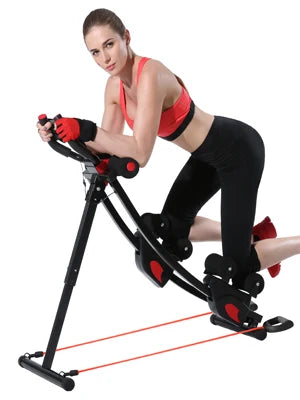 Ab Machine Whole Body Workout for Home Gym,Foldable Abdominal Exercise Fitness Equipment for Women