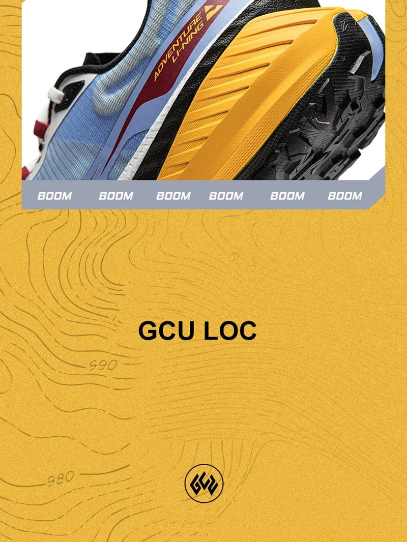 Li-Ning Men DI LU Trail Running Shoes Long Distance BOOM FIBER Cushion Sport Shoes Wearable Anti-Slip Sneakers ARNU003 ARNU009